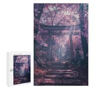 Rompecabezas 1000 PCS para Adultos Torii Gate Japanese Sakura Rompecabezas para Adultos Juegos Relajantes Corte De Precisión Oferta como Regalo para Toda La Familia 1000 PCS