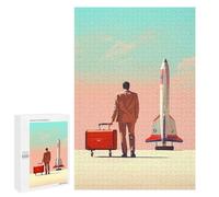 Rompecabezas 1000 PCS para Adultos Travel to Space Rompecabezas para Adultos Juego De Ingenio Regalo De Cumpleaños Ayuda A Ejercitar El Cerebro 1000 PCS