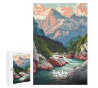 Rompecabezas 1000 PCS para Adultos Triglav National Park, Slovenia Rompecabezas Juego Familiar Difícil Oferta Difícil como Regalo para Toda La Familia 1000 PCS