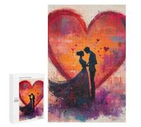 Rompecabezas 1000 PCS para Adultos Valentines Day Love Rompecabezas para Adultos Juegos Familiares Carrera De Velocidad Manual Regalos para Amigos Y Familiares 1000 PCS