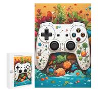Rompecabezas 1000 PCS para Adultos Video Game Controller in Nature Rompecabezas para Adultos Juegos Relajantes Decoración Perfecta como Regalo para Toda La Familia 1000 PCS