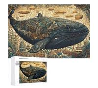 Rompecabezas 1000 PCS para Adultos Whale Dreamscape-2 Rompecabezas para Adultos Juegos Relajantes Decoración Perfecta como Regalo para Toda La Familia 1000 PCS