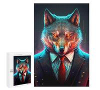 Rompecabezas 1000 PCS para Adultos Wolf CEO In Suit Rompecabezas para Adultos Juegos Relajantes Corte De Precisión Oferta como Regalo para Toda La Familia 1000 PCS