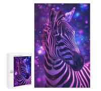 Rompecabezas 1000 PCS para Adultos Zebra Animal Space Rompecabezas para Adultos Juego De Ingenio Regalo De Cumpleaños Ayuda A Ejercitar El Cerebro 1000 PCS