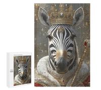 Rompecabezas 1000 PCS para Adultos Zebra King Rompecabezas para Adultos Juegos Relajantes Corte De Precisión Oferta como Regalo para Toda La Familia 1000 PCS
