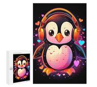 Rompecabezas 1000 PCS Penguin Music Lovers Rompecabezas para Adultos Juguete Decoración De Pared Regalo De Cumpleaños Oferta como Regalos para Toda La Familia 1000 PCS