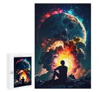 Rompecabezas 1000 PCS Pensive In Space Rompecabezas para Adultos Juguete Decoración De Pared Regalo De Cumpleaños Oferta como Regalos para Toda La Familia 1000 PCS