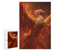 Rompecabezas 1000 PCS Phoenix Rising Mythical Bird Artwork Rompecabezas para Adultos Regalo De Cumpleaños Rompecabezas Difícil Y Desafiante Regalos De Juegos Desafiantes 1000 PCS