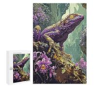 Rompecabezas 1000 PCS Purple Alien Monster Rompecabezas para Adultos Juguete Decoración De Pared Patrón De Ensamblaje Oferta como Regalos para Toda La Familia 1000 PCS