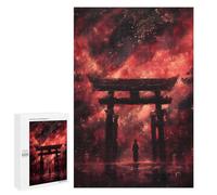 Rompecabezas 1000 PCS Red Torii Gate Rompecabezas para Adultos Juguete Decoración De Pared Regalo De Cumpleaños Oferta como Regalos para Toda La Familia 1000 PCS