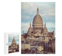 Rompecabezas 1000 PCS Sacré-Cœur Basilica, Paris Rompecabezas para Adultos Juguete Decoración De Pared Regalo De Cumpleaños Oferta como Regalos para Toda La Familia 1000 PCS