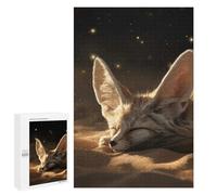 Rompecabezas 1000 PCS Sleeping Fennec Fox in The Desert Rompecabezas para Adultos Juguete Decoración De Pared Regalo De Cumpleaños Oferta como Regalos para Toda La Familia 1000 PCS