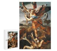 Rompecabezas 1000 PCS St Michael Vanquish Satan Rompecabezas para Adultos Juguete Decoración De Pared Regalo De Cumpleaños Oferta como Regalos para Toda La Familia 1000 PCS