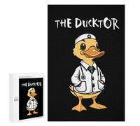 Rompecabezas 1000 PCS The Ducktor Duck Goose Rompecabezas para Adultos Juguete Decoración De Pared Regalo De Cumpleaños Oferta como Regalos para Toda La Familia 1000 PCS