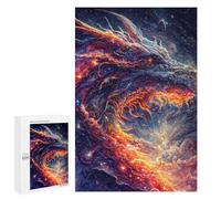 Rompecabezas 1000 PCS The Rainbow Dragon 2 Rompecabezas para Adultos Juguete Decoración De Pared Patrón De Ensamblaje Oferta como Regalos para Toda La Familia 1000 PCS