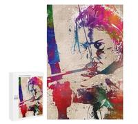 Rompecabezas 1000 PCS Watercolor Archery Sport Art Rompecabezas para Adultos Juguete Decoración De Pared Patrón De Ensamblaje Oferta como Regalos para Toda La Familia 1000 PCS