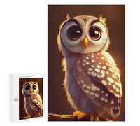 Rompecabezas 1000 PCS Whispering Woods The Enchanted Owl Rompecabezas para Adultos Juguete Decoración De Pared Patrón De Ensamblaje Oferta como Regalos para Toda La Familia 1000 PCS