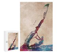 Rompecabezas 1000 PCS Windsurfing Sport Art Rompecabezas para Adultos Juguete Decoración De Pared Patrón De Ensamblaje Oferta como Regalos para Toda La Familia 1000 PCS