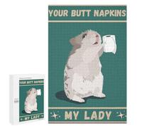 Rompecabezas 1000 PCS Your Butt Napkins My Lady Rompecabezas para Adultos Juguete Decoración De Pared Regalo De Cumpleaños Oferta como Regalos para Toda La Familia 1000 PCS