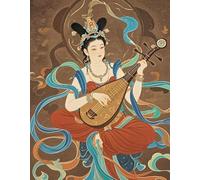 Rompecabezas 1000 Piezas - Ancient Chinese Legendss Dunhuang Murals Painting - Juguetes para Adultos Fun Challenge - para Rompecabezass para Elderly Adults - Decoración del Hogaration Wn296Zk