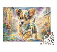 Rompecabezas 1000 Piezas Chihuahua Regalos para Mujeres Hombres Art Print Estéticos Y Desafiantes De Desafío Duro Imposible Decoración del Hogar Adultos y Niños Mayores