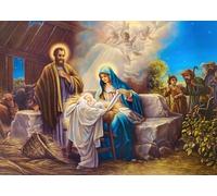 Rompecabezas 1000 Piezas,Jesus The Madonna Pósters,para Juegos De Memoria Y Cognición para Mayores,Family Educational Game,Decoración del Hogar Fw390Zw