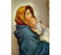 Rompecabezas 1000 Piezas,Jesus The Madonna Pósters,para Juegos De Memoria Y Cognición para Mayores,Family Educational Game,Decoración del Hogar Fw393Zw