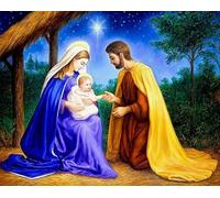 Rompecabezas 1000 Piezas,Jesus The Madonna Pósters,para Juegos De Memoria Y Cognición para Mayores,Family Educational Game,Decoración del Hogar Fw392Zw