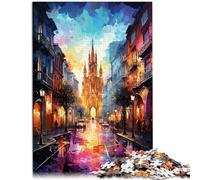 Rompecabezas 1000 piezas para adultos Catedral de Sevilla juguete juego intelectual 38x52cm Mejorar el amor entre parejas para adolescentes de 14 años y más