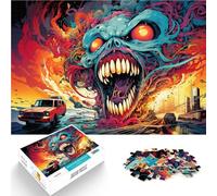 Rompecabezas 1000 piezas para adultos El demonio despierta Puzzle para regalos 19.7 pulgadas x 29.5 pulgadas Regalo Divertido para Adolescente de 14 Años y Más