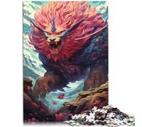 Rompecabezas 1000 piezas para adultos León gigante mítico alivio del estrés 26x38cm alivio del estrés Staycation Matar Tiempo para Adolescente 14+