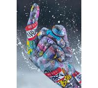 Rompecabezas 1000 Piezas - Street Art Graffiti Hands Posters - Colourful Abstract Rompecabezas - Decoración De Paredes - Juego De Desafío De Rompecabezas para Adultos - Pk183Zw