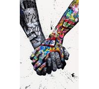 Rompecabezas 1000 Piezas - Street Art Graffiti Hands Posters - Colourful Abstract Rompecabezas - Decoración De Paredes - Juego De Desafío De Rompecabezas para Adultos - Pk176Zw