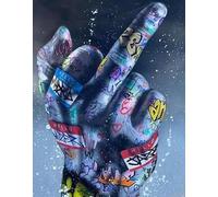 Rompecabezas 1000 Piezas - Street Art Graffiti Hands Posters - Colourful Abstract Rompecabezas - Decoración De Paredes - Juego De Desafío De Rompecabezas para Adultos - Pk182Zw
