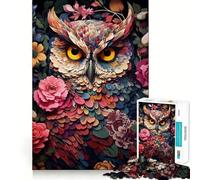 Rompecabezas 1000 Sabiduría Floreciente,Juego de Corte Exacto,Juego de Habilidad Lógica,Juego de Relajación,Decoración Navideña para el Hogar 38x26cm