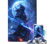 Rompecabezas 1000 Samuráis Blue Fury Juegos educativos para Juegos de desafío Juguetes geniales Regalos y Juguetes para Pasar el Tiempo en casa (tamaño 38x26cm)