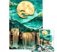 Rompecabezas 1000 Serenidad ﹨u Tranquilidad Rompecabezas para Adultos Juego Familiar Vacaciones en casa Matar el Tiempo cumpleaños y Navidad (Tamaño 38x26cm)