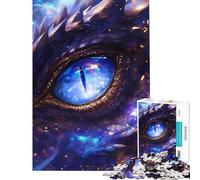 Rompecabezas 1000 Universos Ojo de Dragón Cósmico Juego Educativo Desafío de Inteligencia Cerebral Juguetes Adictivos Regalos de Amigo Invisible Regalo de Cumpleaños (Tamaño 50x75cm)