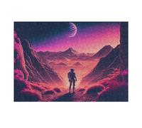 Rompecabezas 1000pcs(38x26cm) para Adolescentes Looking for Life in Space Rompecabezas para Adultos Juguetes Antiestrés Mejora La Memoria 1000pcs(38x26cm)