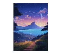 Rompecabezas 1000pcs(38x26cm) para Adolescentes Magical Night Pathway -1 Rompecabezas para Adolescentes Juegos Relajantes Aliviador del Estrés Reducción del Estrés Regalos 1000pcs(38x26cm)