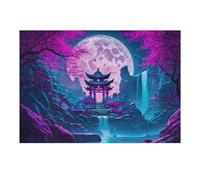 Rompecabezas 1000pcs(38x26cm) para Adolescentes Neon Landscape Japan Rompecabezas para Adultos Juguetes Antiestrés Decoración del Hogar Desafiante De Completar 1000pcs(38x26cm)