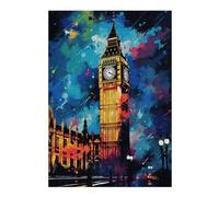 Rompecabezas 1000pcs(38x26cm) para Adultos London's Iconic Big Ben Tower Rompecabezas para Adultos Juegos Familiares Corte De Precisión Regalo De Cumpleaños, Regalos, 1000pcs(38x26cm)
