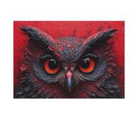 Rompecabezas 1000pcs(38x26cm) para Adultos Red-Eyed Owl Rompecabezas para Adultos Juegos Familiares Decoración De Pared Regalos para Reducir El Estrés 1000pcs(38x26cm)