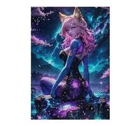 Rompecabezas 1000pcs(38x26cm) para Adultos Samurai Girl Japan Magical Rompecabezas para Adultos Juegos Familiares Decoración De Pared Regalos para Reducir El Estrés 1000pcs(38x26cm)