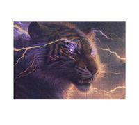 Rompecabezas 1000pcs(38x26cm) para Adultos Thundering Tiger Power Rompecabezas Práctico para Adultos Juego Difícil Único Regalos De Cumpleaños 1000pcs(38x26cm)