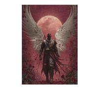 Rompecabezas 1000pcs(38x26cm) S para Adolescentes Angel Warrior with Sword Rompecabezas Juego De Ingenio Desafío Difícil para Cumpleaños, Navidad 1000pcs(38x26cm) S