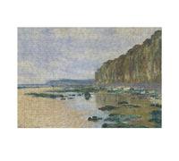 Rompecabezas 1000pcs(38x26cm) S para Adolescentes Low Tide at Varengeville Rompecabezas para Adultos Juego Práctico Carrera De Velocidad De Manos Ayuda A Ejercitar El Cerebro 1000pcs(38x26cm) S