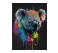 Rompecabezas 1000pcs(52x38cm) para Adolescentes Colorful Koala Art Print Rompecabezas para Adolescentes Juguete Decoración De Pared Regalos para Mujeres Difícil Y Desafiante 1000pcs(52x38cm)