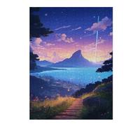 Rompecabezas 1000pcs(52x38cm) para Adolescentes Magical Night Pathway -1 Rompecabezas para Adultos Juegos Relajantes Que Mejoran La Memoria Regalos para Reducir El Estrés 1000pcs(52x38cm)