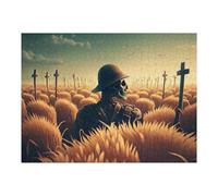 Rompecabezas 1000pcs(52x38cm) para Adolescentes Peace by War Rompecabezas para Adultos Juguetes Antiestrés Mejora La Memoria 1000pcs(52x38cm)